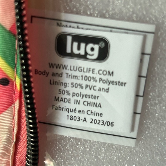 LUG Matching Travel Bag Set - Cosmetic Case and Hot Styling Tool Case, both NWT! - Picture 8 of 13